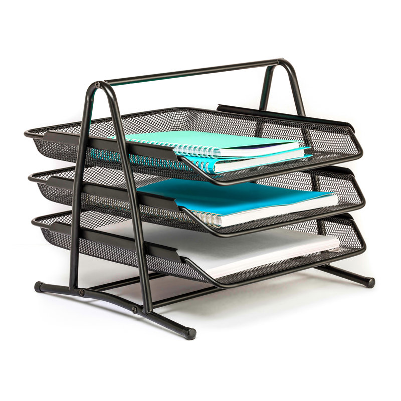 Rebrilliant 3 Trays Desktop Stackable File Organizer & Reviews Wayfair.ca